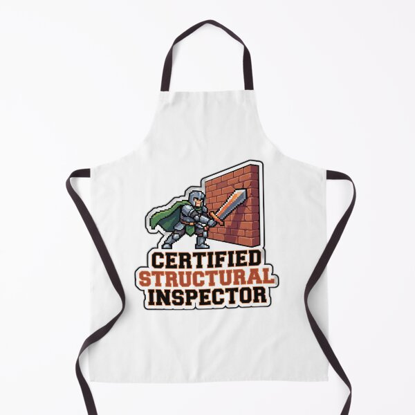 Item preview, Structural Inspector Hitting Walls Retro Gaming Secret designed and sold by ryanguas.