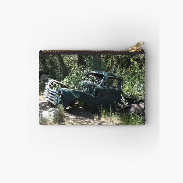 Item preview, Deteriorating ancient vehicle amidst a stand of trees designed and sold by lisavonbiela.