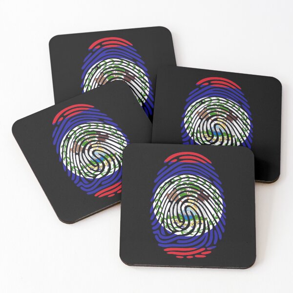 Item preview, Belize Flag Fingerprint Identity | Belizean DNA Heritage Graphic designed and sold by NTGUILTY.