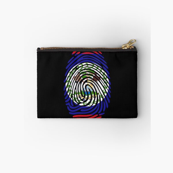 Item preview, Belize Flag Fingerprint Identity | Belizean DNA Heritage Graphic designed and sold by NTGUILTY.