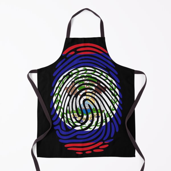 Item preview, Belize Flag Fingerprint Identity | Belizean DNA Heritage Graphic designed and sold by NTGUILTY.
