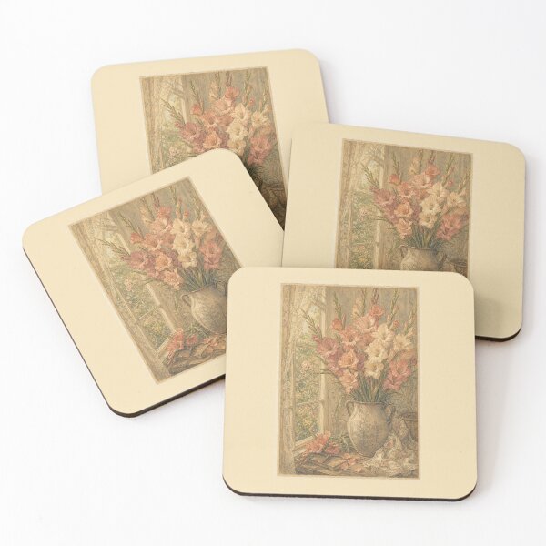 Item preview, Vintage August Birth Flower Gladiolus – Cottagecore Summer Floral Art designed and sold by vitriolicapprel.