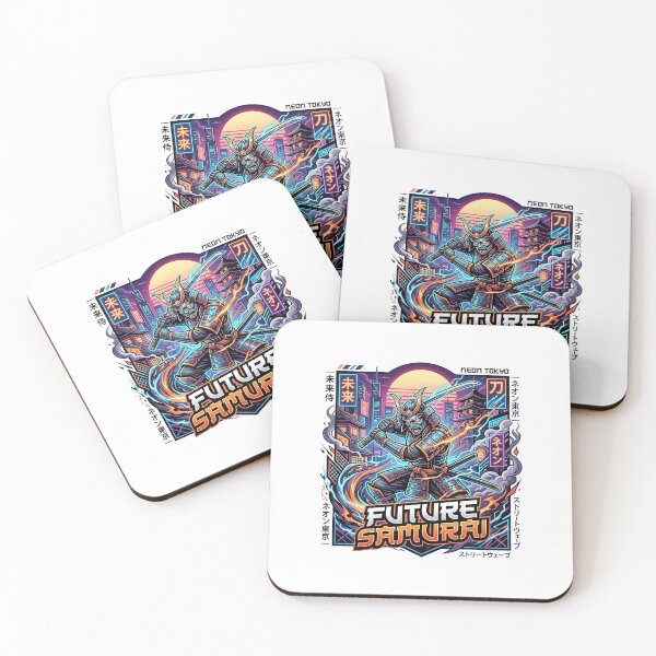 Item preview, Future Samurai Neon Tokyo Cyber Edo Warrior designed and sold by cannsuh.