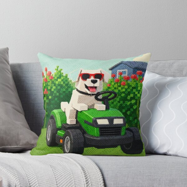 Item preview, Dog Riding Lawn Tractor Design designed and sold by RestfulMindRBLX.