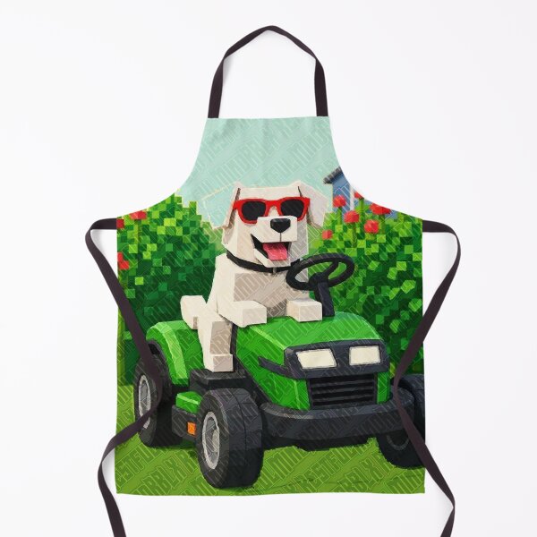 Item preview, Dog Riding Lawn Tractor Design designed and sold by RestfulMindRBLX.