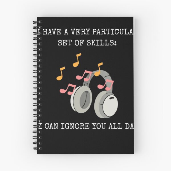 Item preview, I Have A Particular Set Of Skills Ignore You Funny Introvert Humor designed and sold by Mircea786.