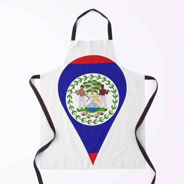 Item preview, Belize Flag Location Pin Map Marker | Belizean Destination GPS Icon designed and sold by NTGUILTY.