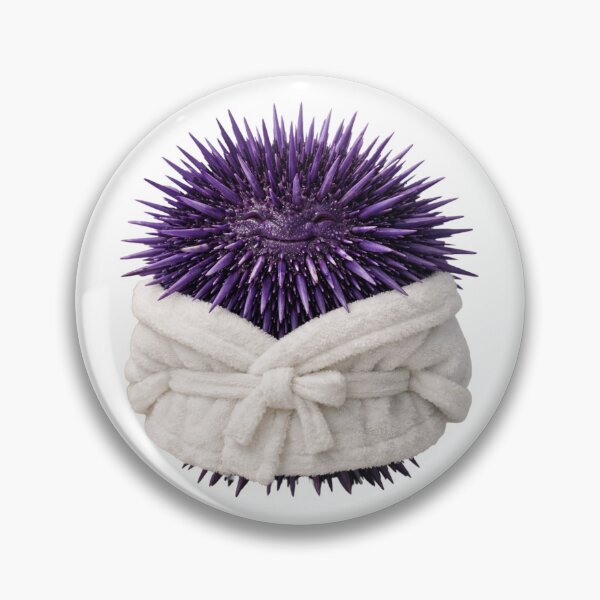 Item preview, Comfy Bathrobe Purple Sea Urchin designed and sold by Sillytoe.