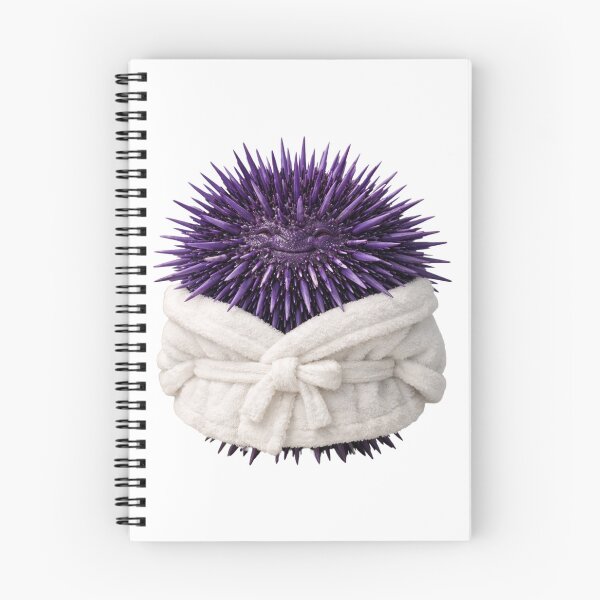 Item preview, Comfy Bathrobe Purple Sea Urchin designed and sold by Sillytoe.