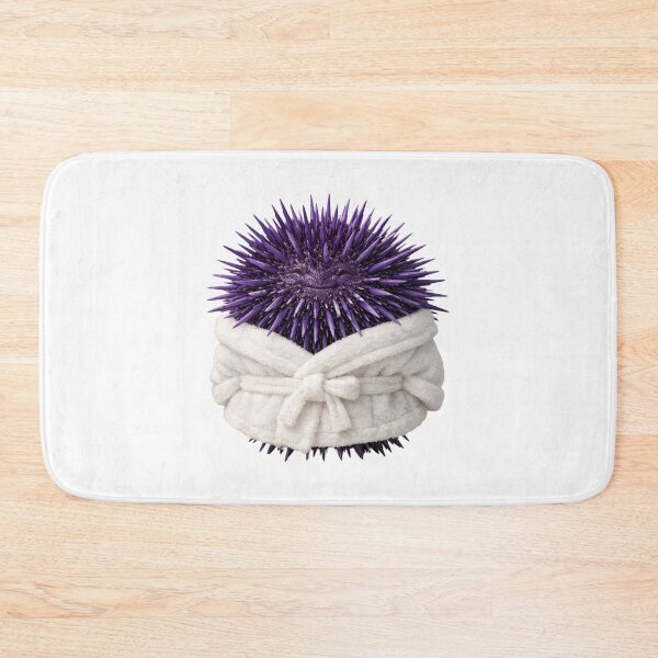 Item preview, Comfy Bathrobe Purple Sea Urchin designed and sold by Sillytoe.