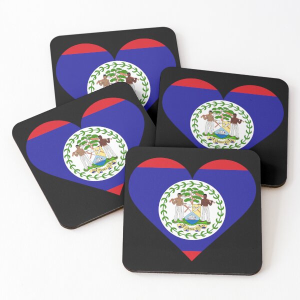 Item preview, Belize Heart Flag Graphic | I Love Belize Patriotic Symbol designed and sold by NTGUILTY.