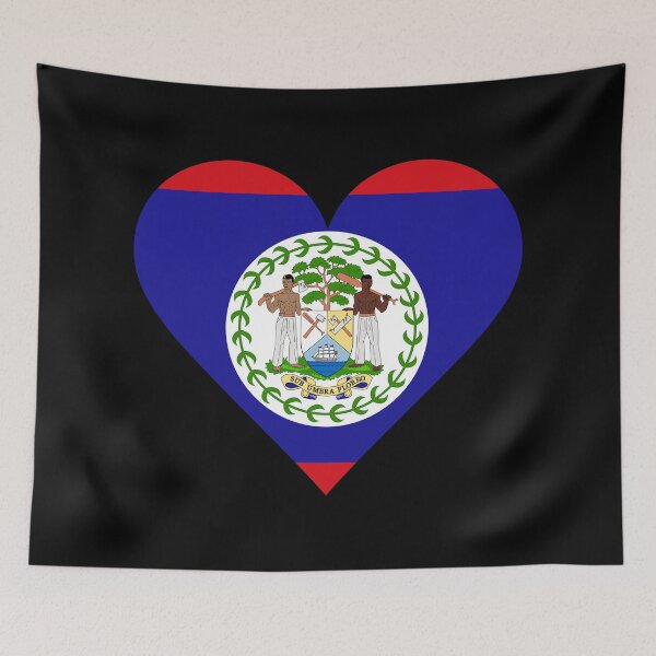 Item preview, Belize Heart Flag Graphic | I Love Belize Patriotic Symbol designed and sold by NTGUILTY.