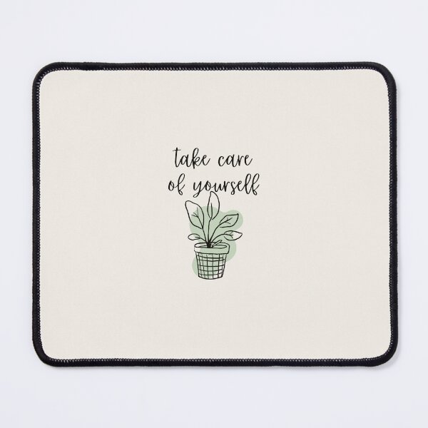Item preview, Take Care of Yourself Botanical Line Art designed and sold by GemsAnatomy.