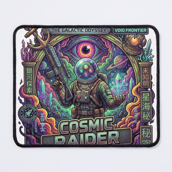 Item preview, Cosmic Raider Void Frontier Galactic Explorer Art designed and sold by cannsuh.