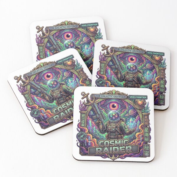 Item preview, Cosmic Raider Void Frontier Galactic Explorer Art designed and sold by cannsuh.