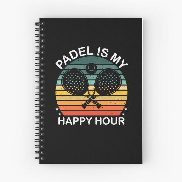 Item preview, Padel Is My Happy Hour, Vintage Retro Sunset   designed and sold by MalwasBasket.