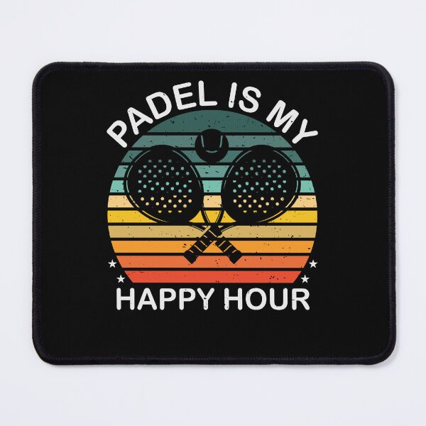 Item preview, Padel Is My Happy Hour, Vintage Retro Sunset   designed and sold by MalwasBasket.