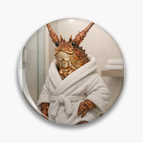 Item preview, Cozy Bathrobe Spiny Lobster designed and sold by Sillytoe.