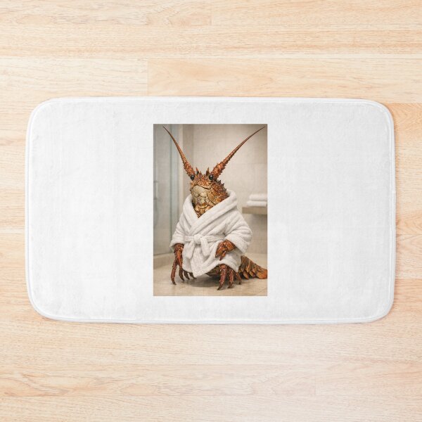 Item preview, Cozy Bathrobe Spiny Lobster designed and sold by Sillytoe.