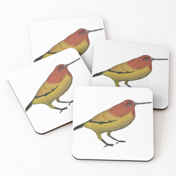 Item preview, Flame Bowerbird designed and sold by woodland-towers.