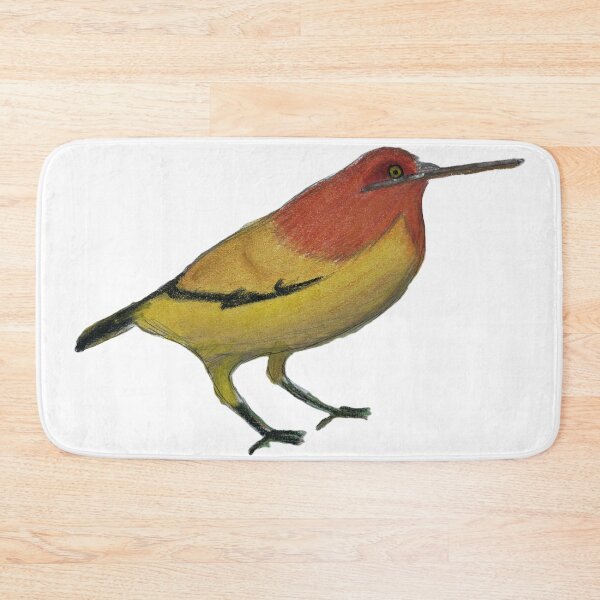 Item preview, Flame Bowerbird designed and sold by woodland-towers.