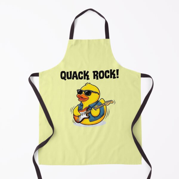 Item preview, Quack Rock Rockstar Duck with Guitar designed and sold by ThreadRiotTees.