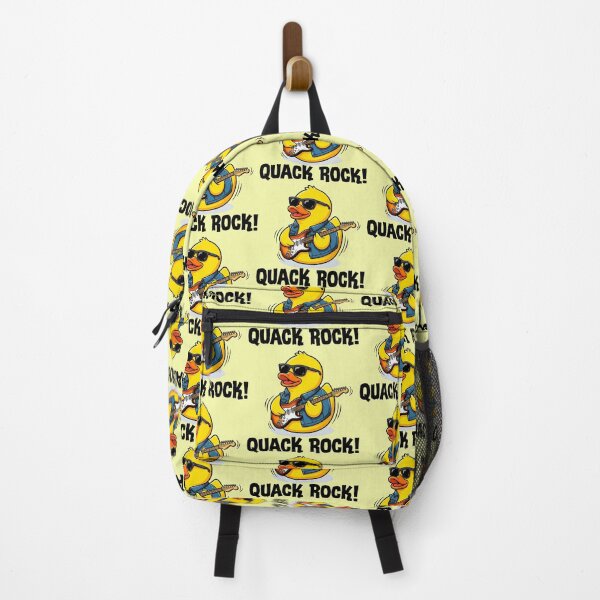 Item preview, Quack Rock Rockstar Duck with Guitar designed and sold by ThreadRiotTees.