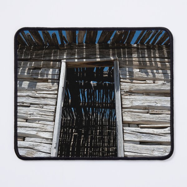 Item preview, Wooden cabin view of roof through window designed and sold by lisavonbiela.