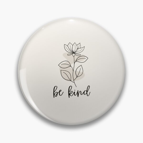 Item preview, Be Kind Minimal Botanical Line Art designed and sold by GemsAnatomy.