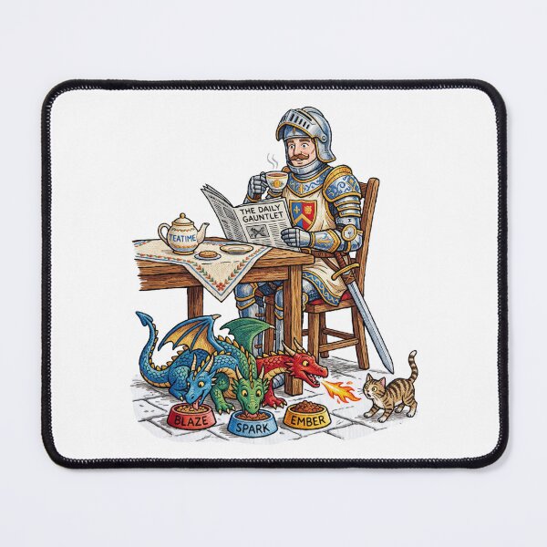 Item preview, Cozy Knight Dragons designed and sold by TeeARTHY.
