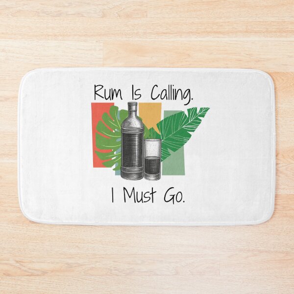 Item preview, Rum Is Calling I Must Go | Funny Rum Lover Tropical Cocktail Shirt designed and sold by luckyhue.