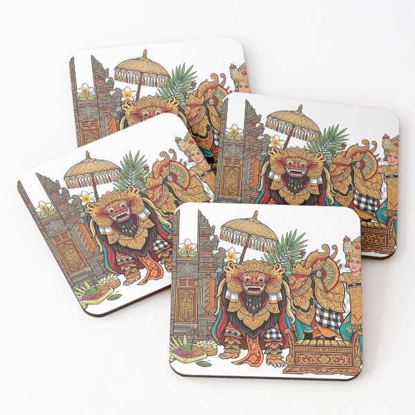 Item preview, Bali Cultural Heritage Collage – Barong Dance & Temple Art designed and sold by cannsuh.