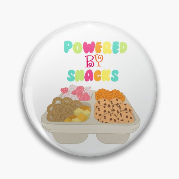 Item preview, Powered By Snacks - Cute Snackle Box Sticker designed and sold by Sissy’s shop.