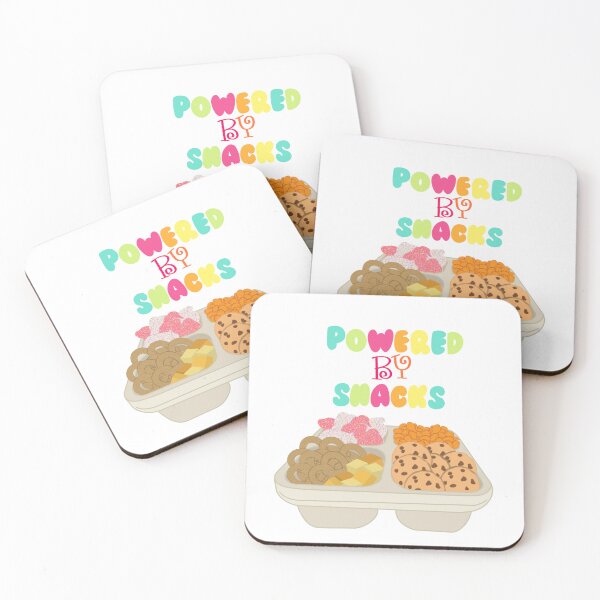 Item preview, Powered By Snacks - Cute Snackle Box Sticker designed and sold by Sissy’s shop.