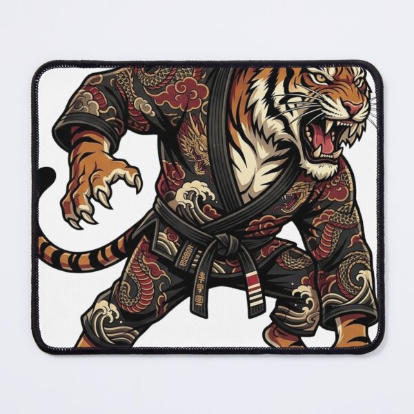 Item preview, Tiger Jiu Jitsu Warrior designed and sold by Martial-Art-23.