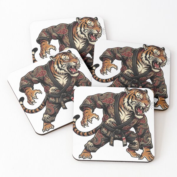Item preview, Tiger Jiu Jitsu Warrior designed and sold by Martial-Art-23.