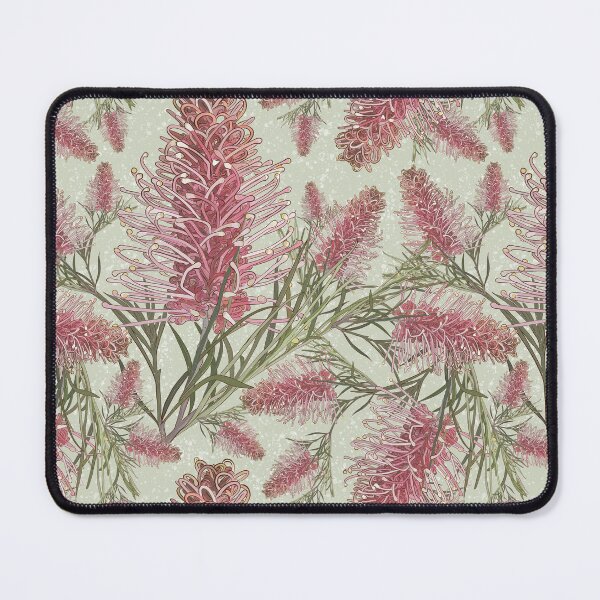 Item preview, Grevillea Pink - Green Background designed and sold by Charlotte Weaver.