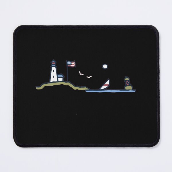 Item preview, Coastal Lighthouse Nautical Beach Scene Vintage Maritime designed and sold by Gbriel3.