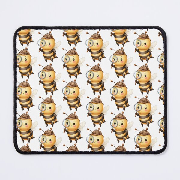 Item preview, Cute Bee Detective with Magnifying Glass designed and sold by debbiedoodarday.