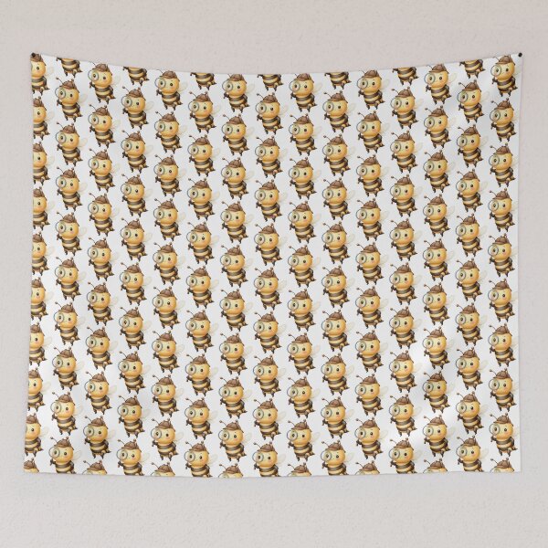 Item preview, Cute Bee Detective with Magnifying Glass designed and sold by debbiedoodarday.