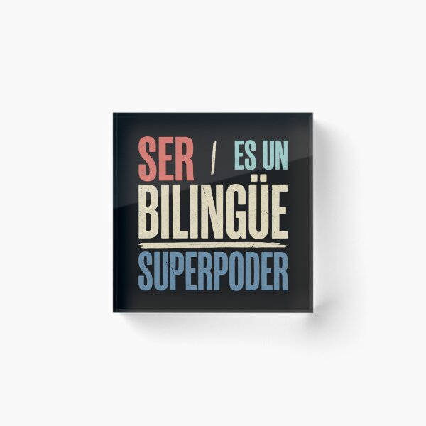 Item preview, Ser Bilingüe Es Un Superpoder Para Maestros Bilingües designed and sold by FreshVibe Prints.