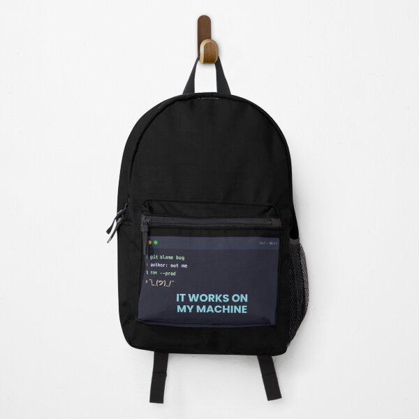 Item preview, It Works On My Machine — Funny Programmer Developer Coding designed and sold by NEXTFORMSTUDIO.