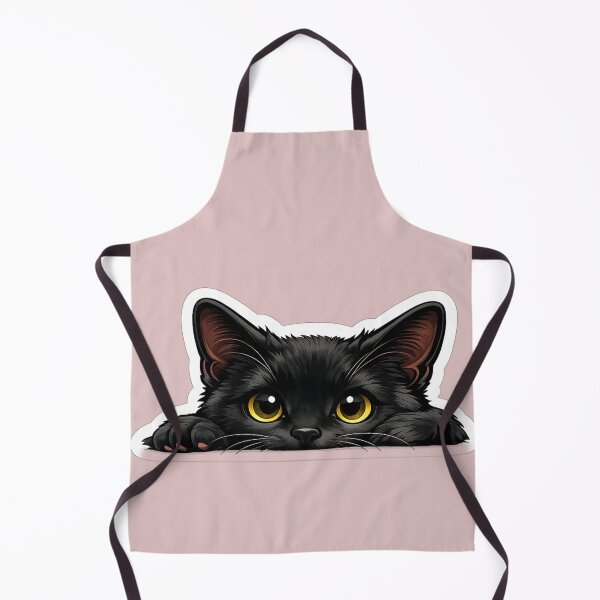 Item preview, Peeking Black Cat Sticker | Cute Black Cat Peeking Over Edge | Cat Lover Gift designed and sold by Skedart.