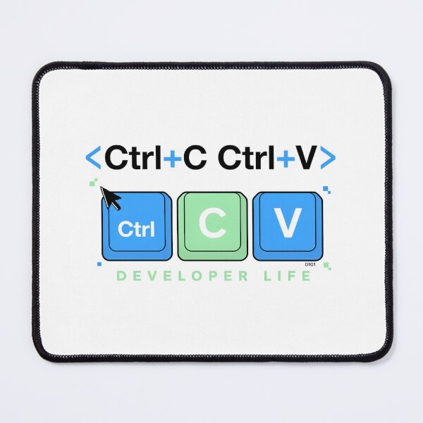 Item preview, Ctrl+C Ctrl+V Developer Life designed and sold by DArtfulStudio.