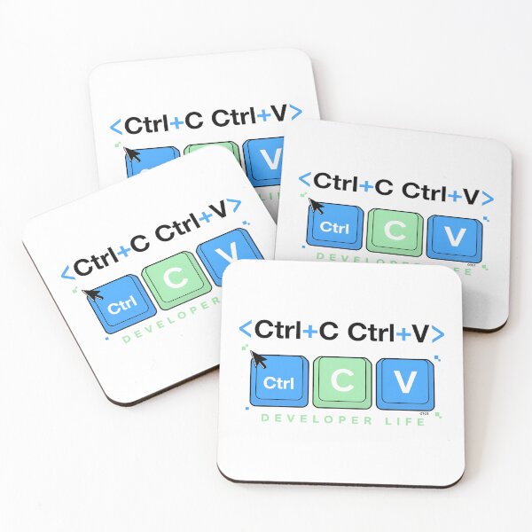 Item preview, Ctrl+C Ctrl+V Developer Life designed and sold by DArtfulStudio.