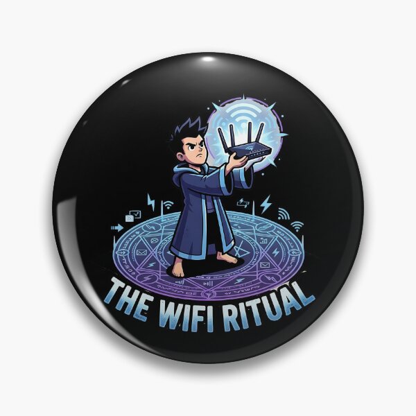 Item preview, The Wifi Ritual Funny Router Magic designed and sold by Zazz Lee.