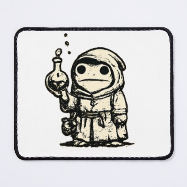 Item preview, Medieval Frog Alchemist | Fantasy Frog Woodcut Illustration designed and sold by XXeRoXX.