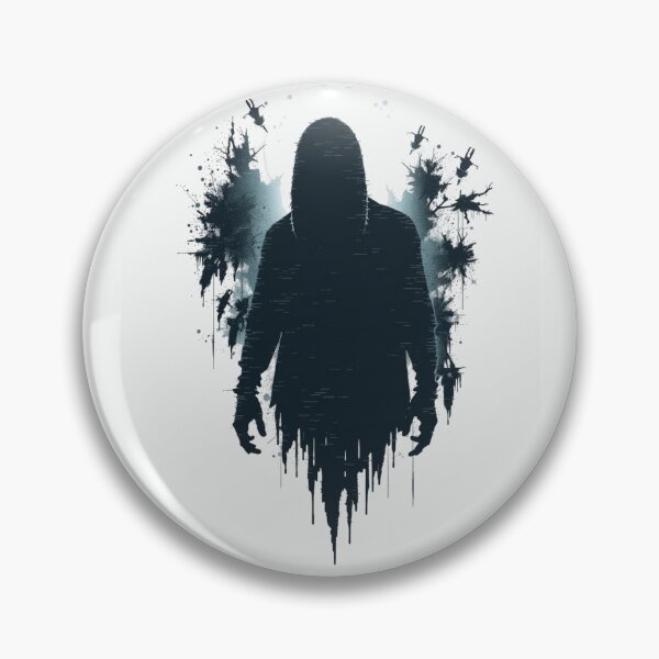 Item preview, Glitch Ghost Hooded Silhouette designed and sold by ERODED SELF.