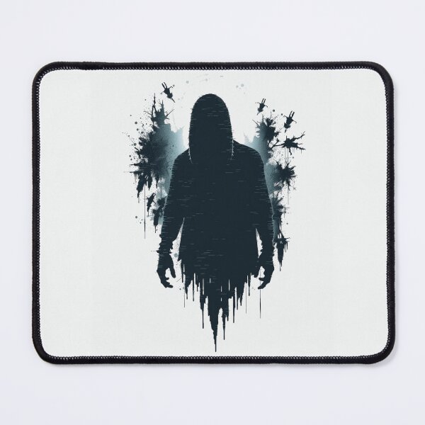Item preview, Glitch Ghost Hooded Silhouette designed and sold by ERODED SELF.
