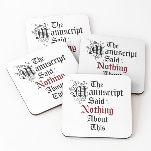 Item preview, The Manuscript Said Nothing About It | Medieval Dark Academia Meme designed and sold by witchlingart.